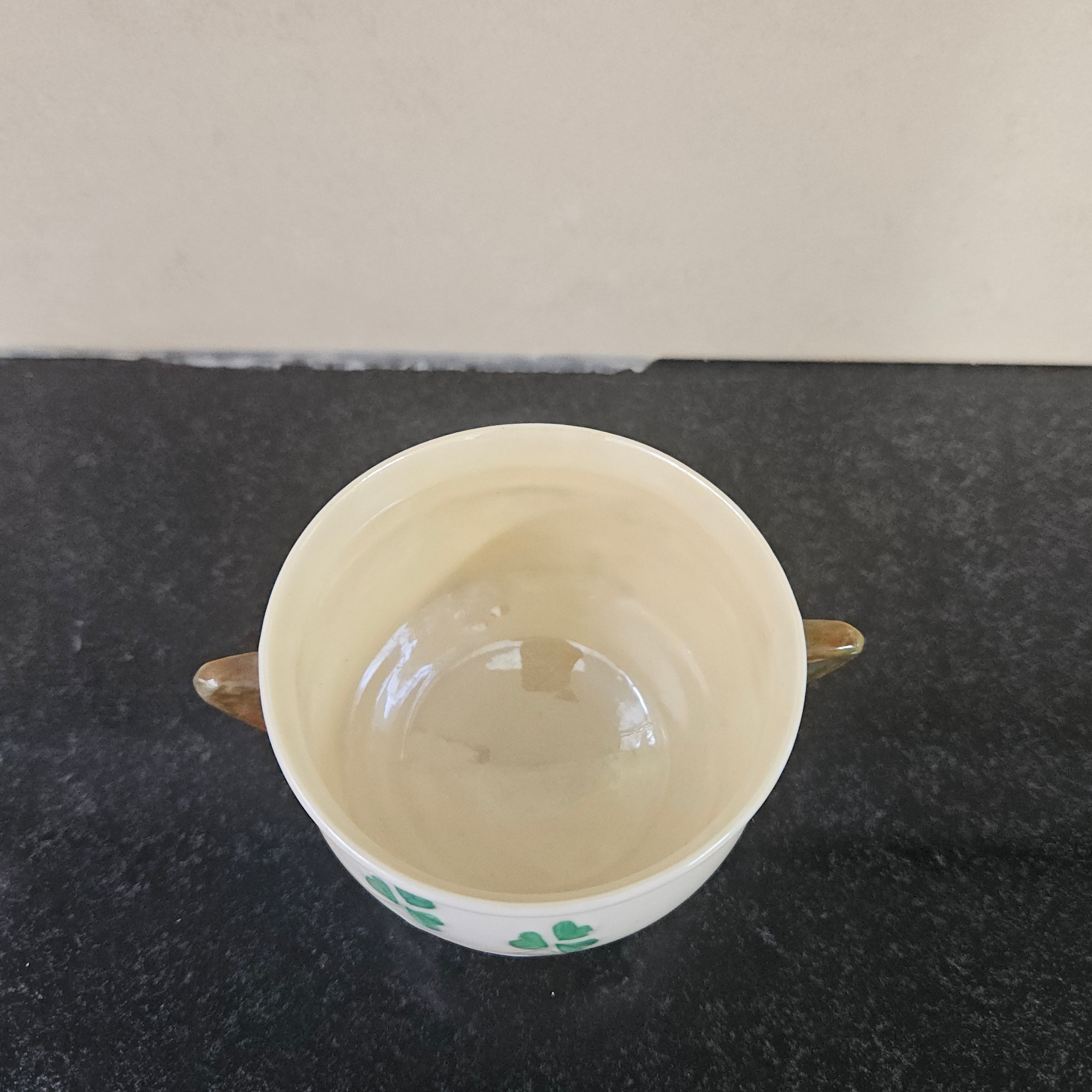 Belleek Small Cauldron Bowl | Antique & Vintage | Moonee Ponds Antiques | Australia Wide Delivery