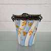 Antique Victorian Milk Glass Hand Painted Bucket | Antique & Vintage | Moonee Ponds Antiques | Australia Wide Delivery