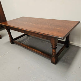 French Oak Refectory Coffee Table