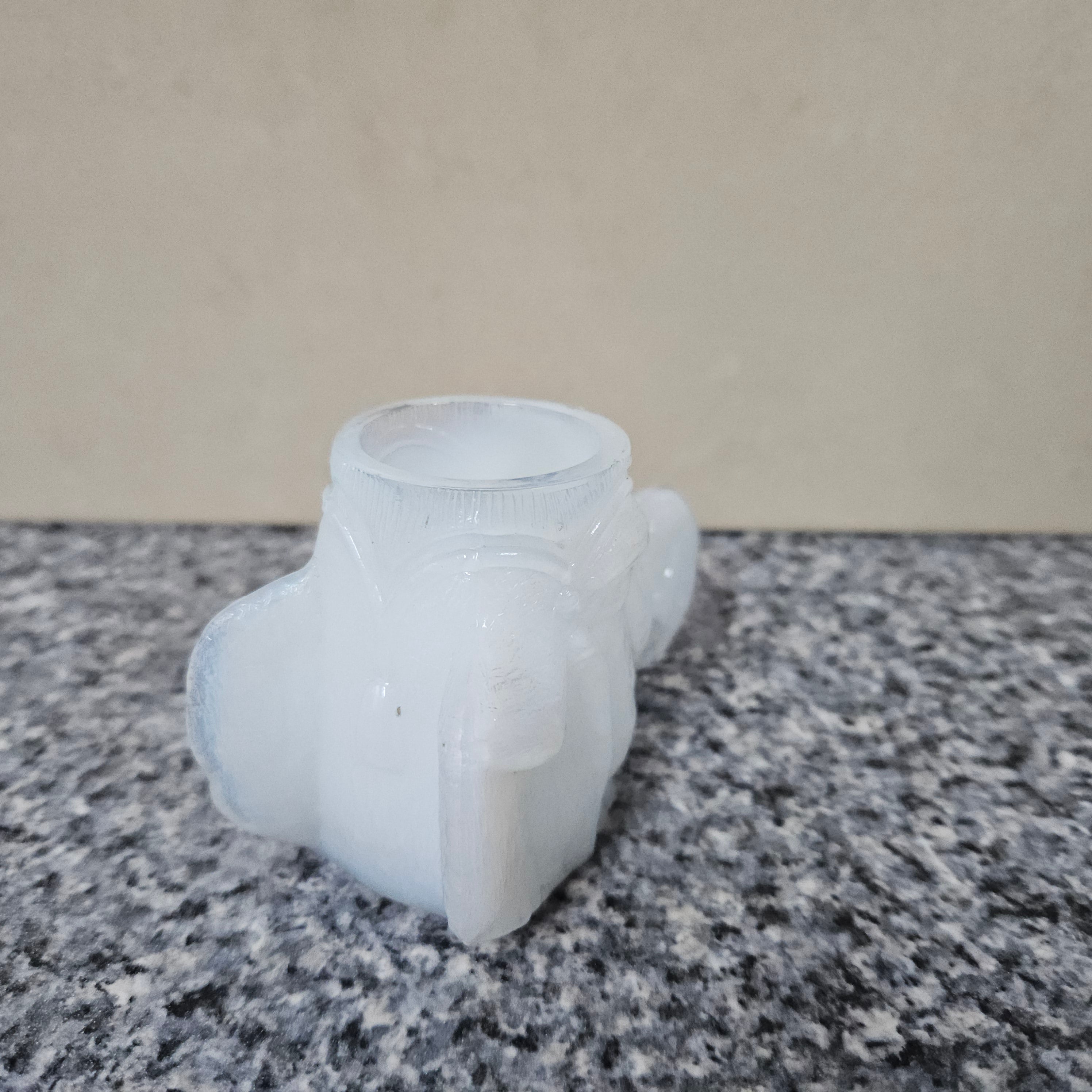 Vintage Opaline Glass Elephant | Antique & Vintage | Moonee Ponds Antiques | Australia Wide Delivery