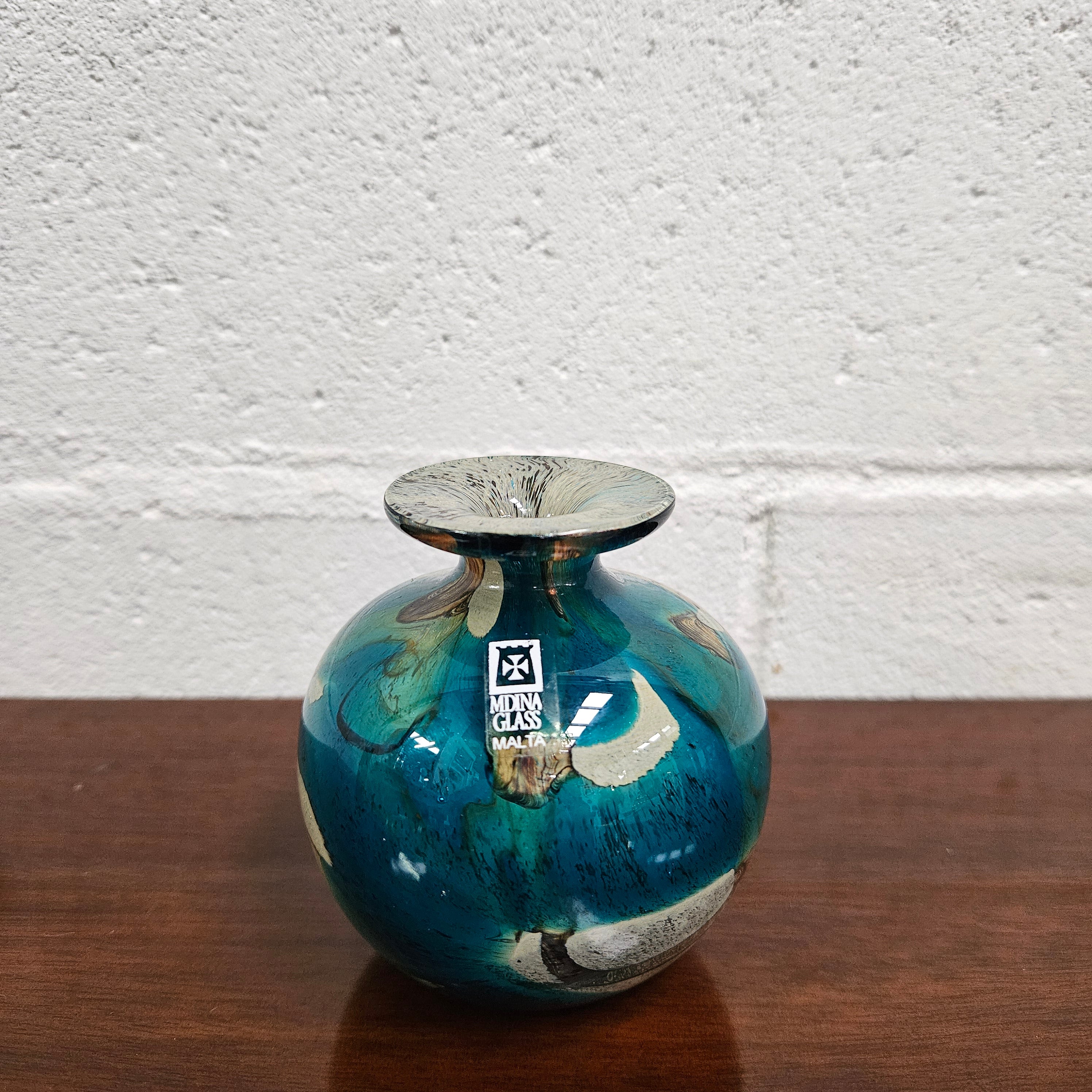 Vintage Signed Mdina Art Glass Vase | Antique & Vintage | Moonee Ponds Antiques | Australia Wide Delivery