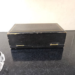 Pair Of Sterling Silver/Crystal Salts | Antique & Vintage | Moonee Ponds Antiques | Australia Wide Delivery