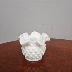 Vintage Milk Glass Fenton Vase