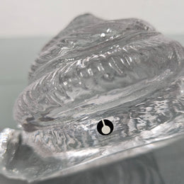 Large Pukeberg  Glass Snail Sculpture