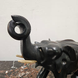 Vintage Ebony/Bone Elephant | Antique & Vintage | Moonee Ponds Antiques | Australia Wide Delivery