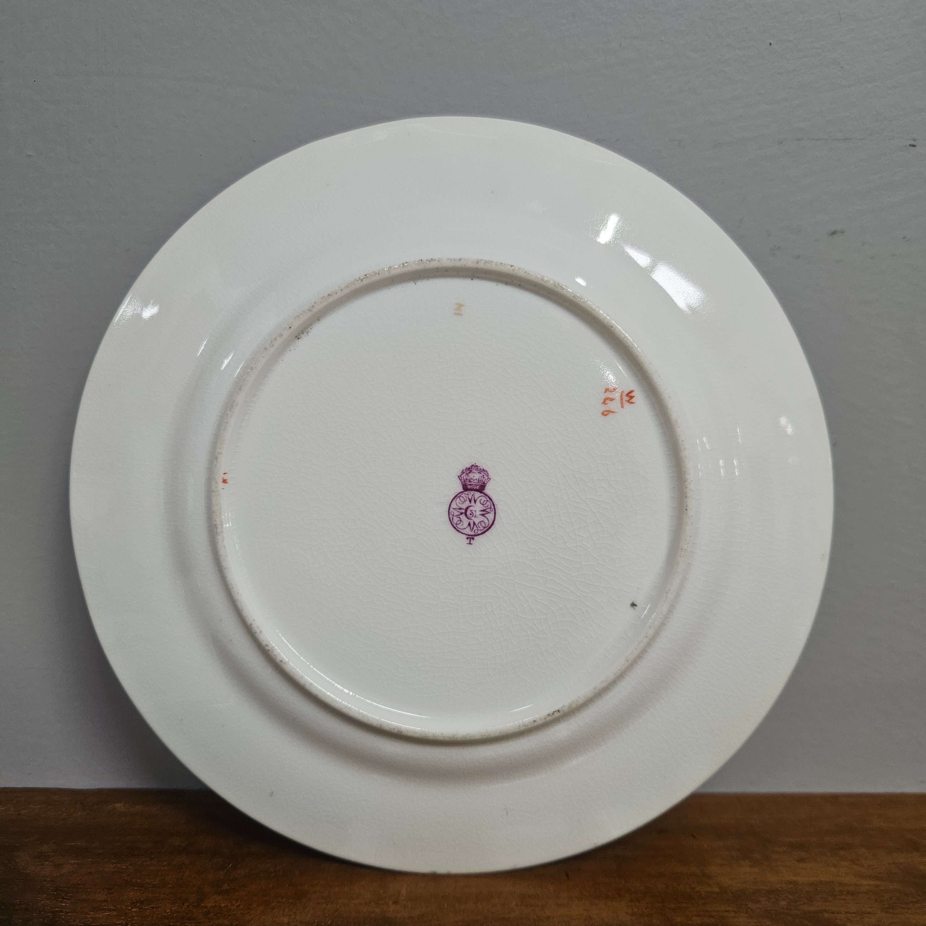 Set 6 Antique Royal Worcester Hand Painted & Gilded Plates | Antique & Vintage | Moonee Ponds Antiques | Australia Wide