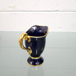 Small Cobalt Blue Limoge Jug | Antique & Vintage | Moonee Ponds Antiques | Australia Wide Delivery