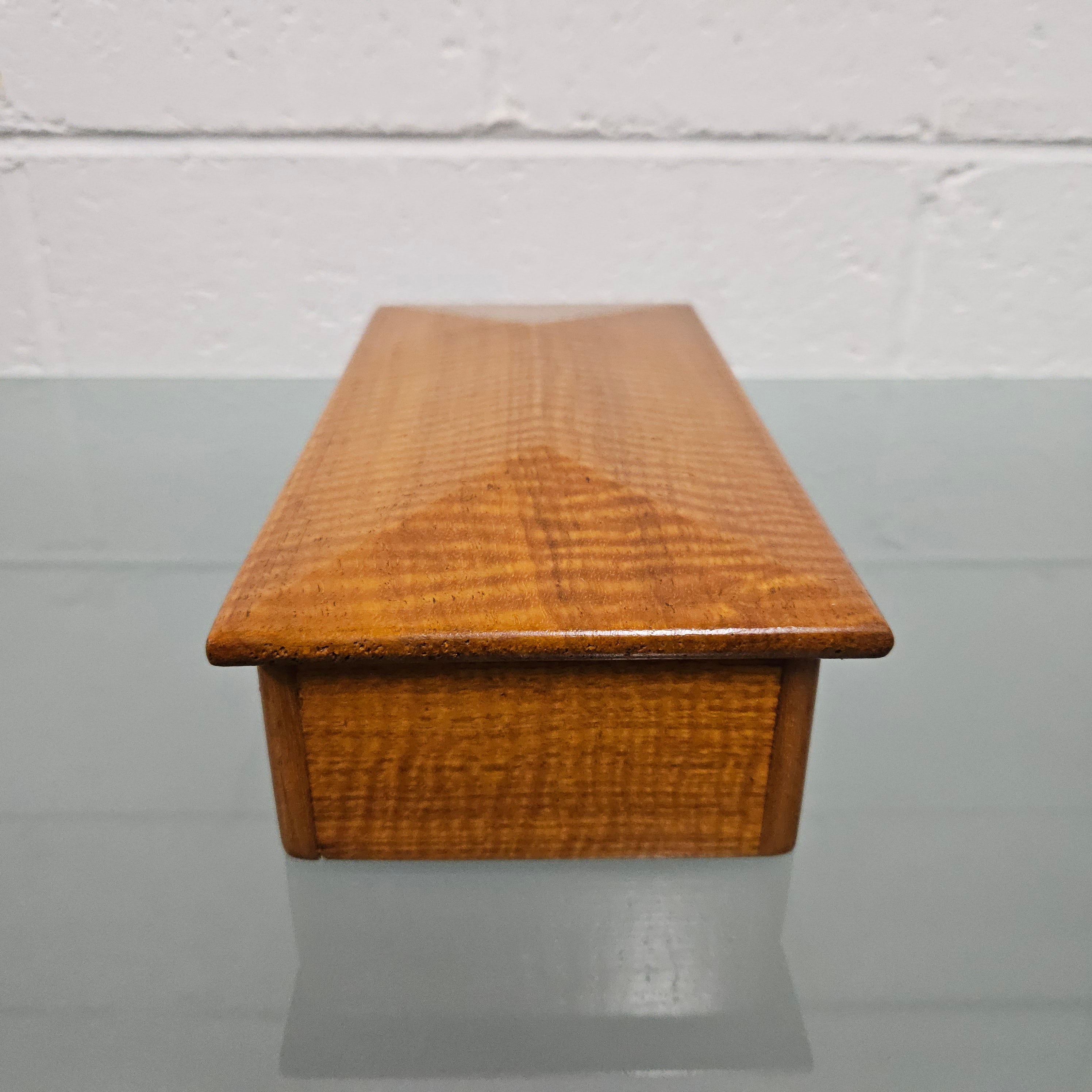 Vintage Tiger Maple Box | Antique & Vintage | Moonee Ponds Antiques | Australia Wide Delivery