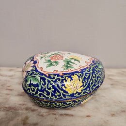 Antique Japanese Decorated Trinket Box