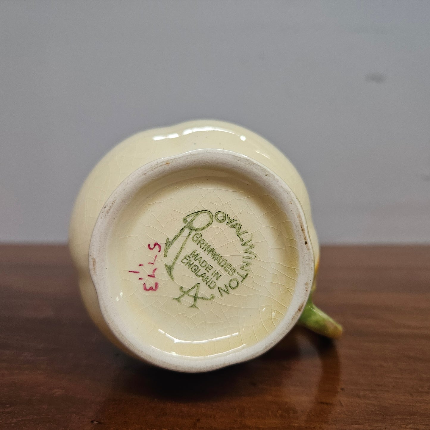 Royal Winton "Tiger Lily" Milk Jug, Sugar Bowl & Dish