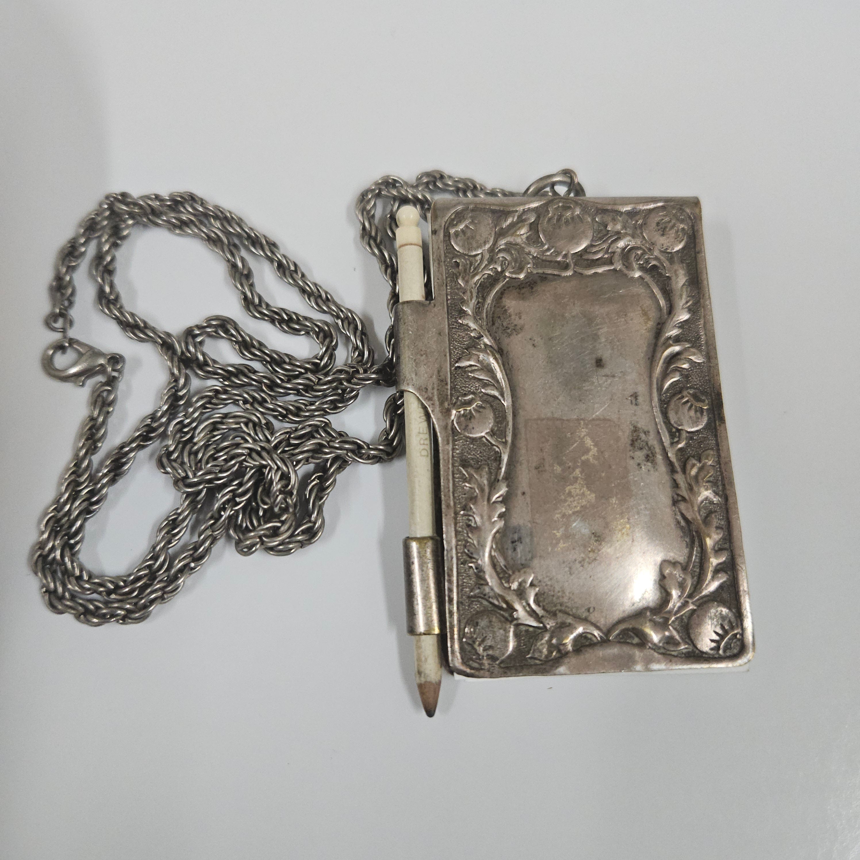 Art Nouveau Note Book for Chatelaine | Antique & Vintage | Moonee Ponds Antiques | Australia Wide Delivery