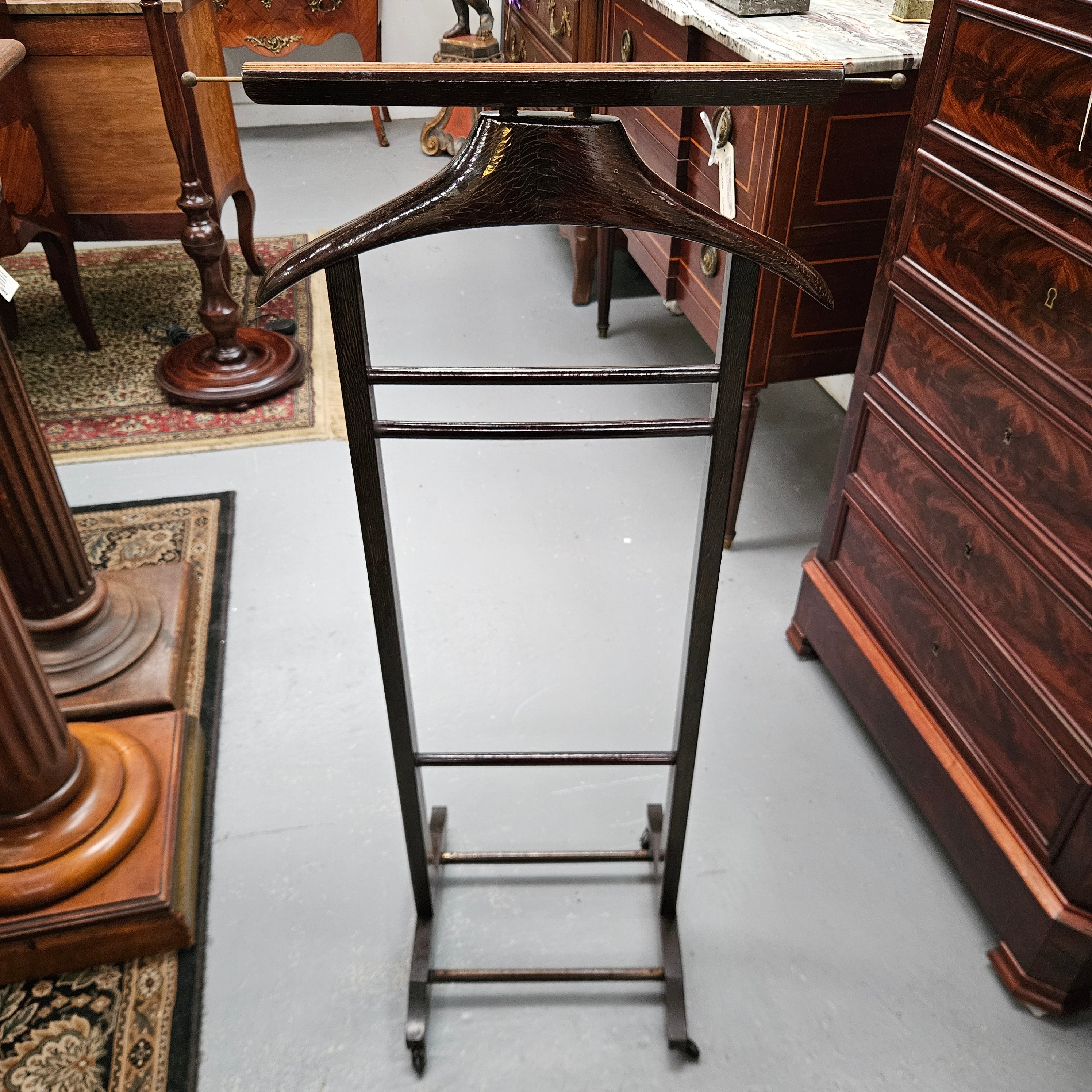 Italian Brevettato Gentlemens Valet Stand | Antique & Vintage | Moonee Ponds Antiques | Australia Wide Delivery