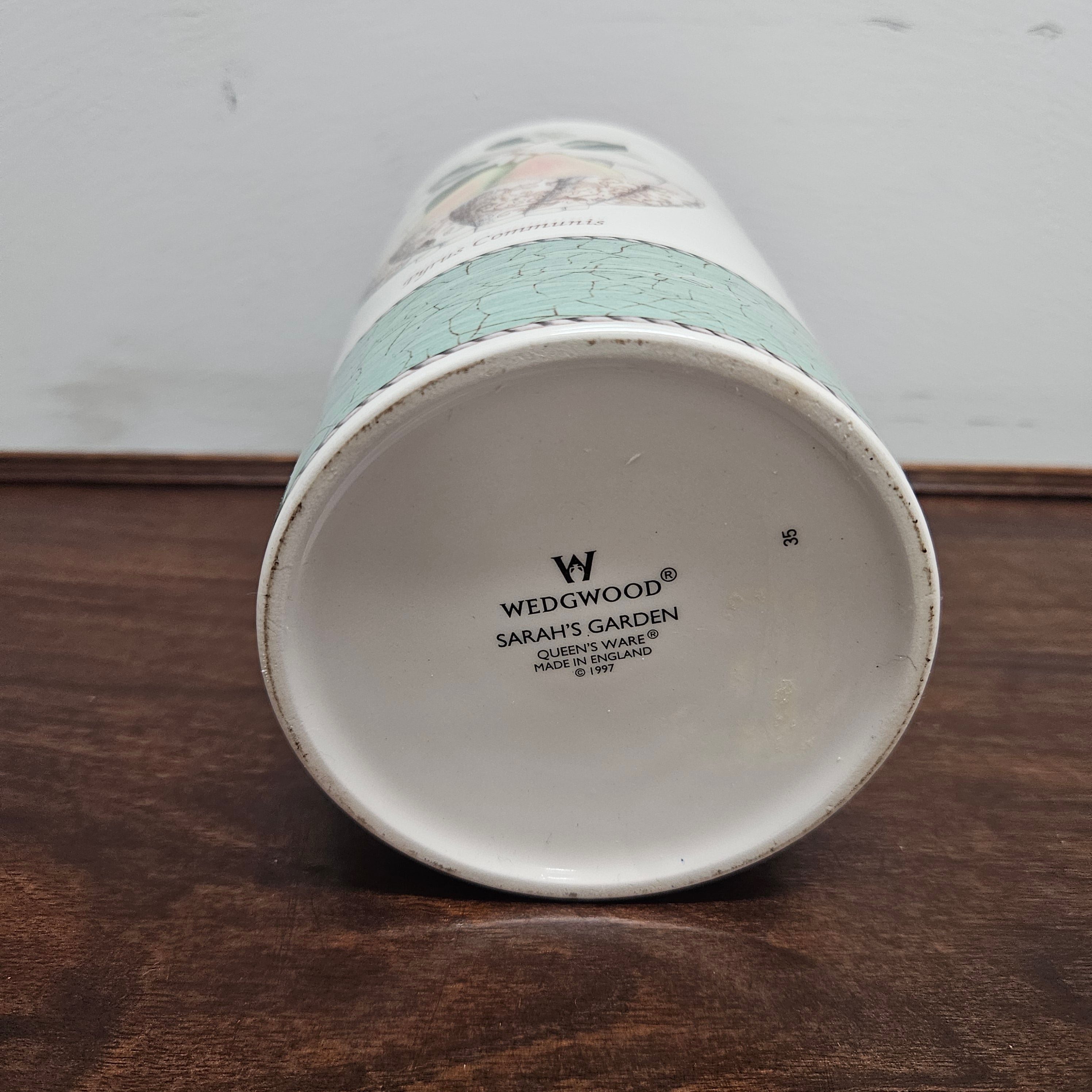 Vintage Sarah's Garden Large Storage Jar With Lid | Antique & Vintage | Moonee Ponds Antiques | Australia Wide Delivery