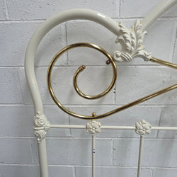 Antique Queen Size Cast Iron Bed Head | Antique & Vintage | Moonee Ponds Antiques | Australia Wide Delivery
