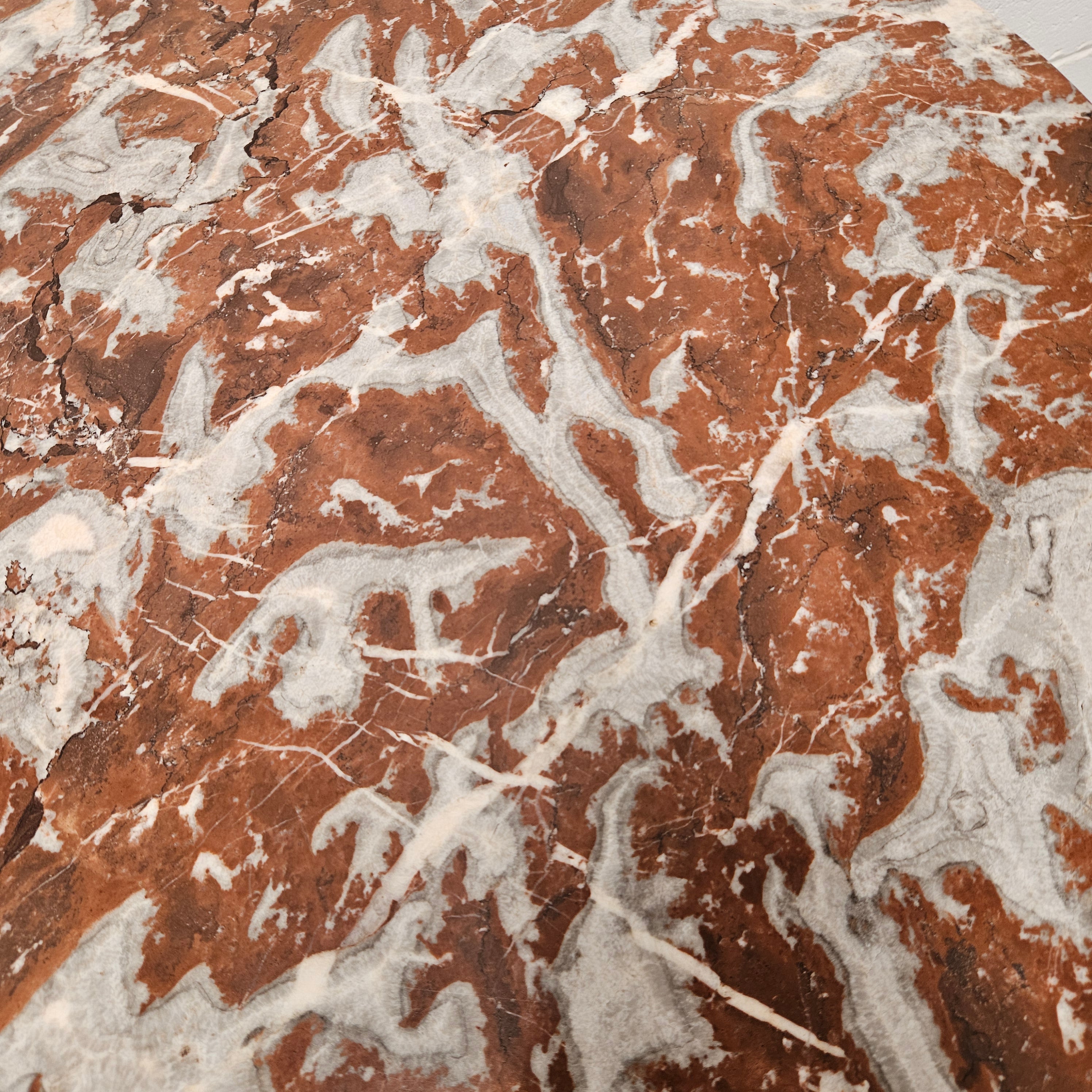 French Walnut Marble Top Circular Table | Antique & Vintage | Moonee Ponds Antiques | Australia Wide Delivery