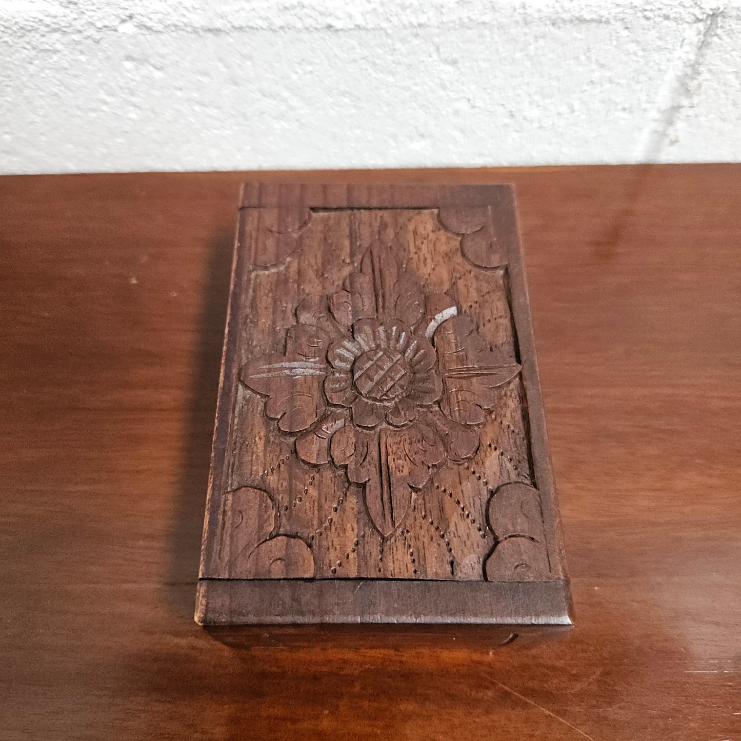 Vintage Hand Carved Box