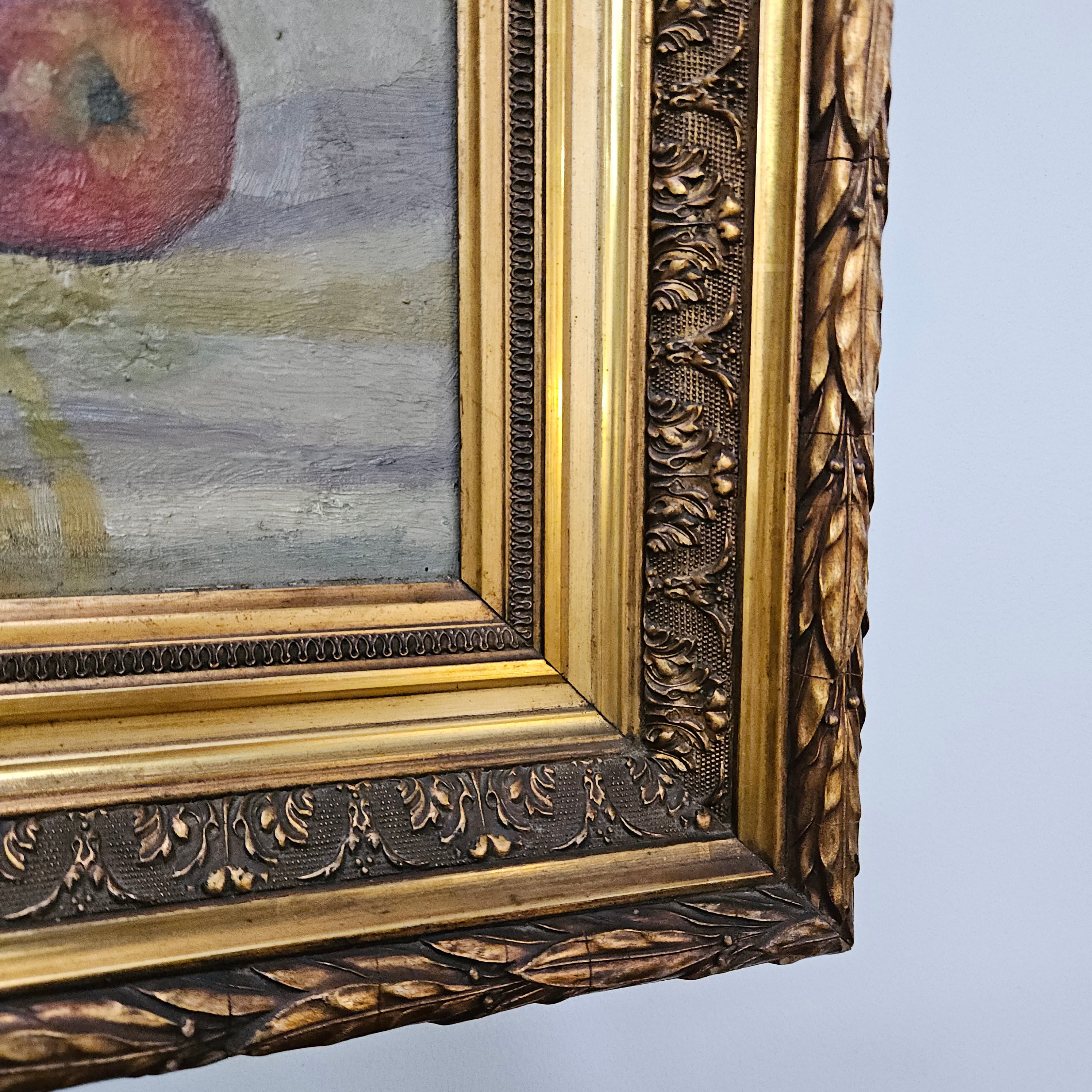 Gilt Framed Signed Oil on Canvas Still Life Painting | Antique & Vintage | Moonee Ponds Antiques | Australia Wide Delivery