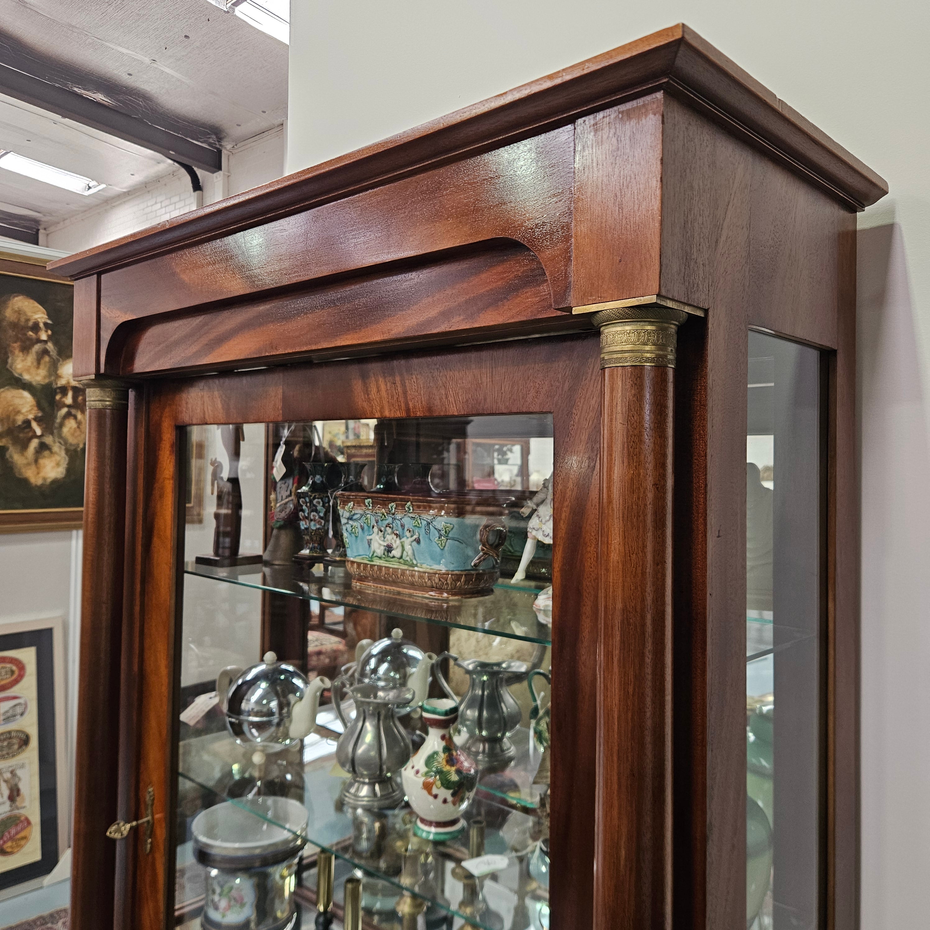 Additional view of Empire-Style Mahogany Glazed Display Cabinet (7 of 9)