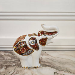 Meisna Sri Lanka Porcelain Elephant Paperweight | Antique & Vintage | Moonee Ponds Antiques | Australia Wide Delivery