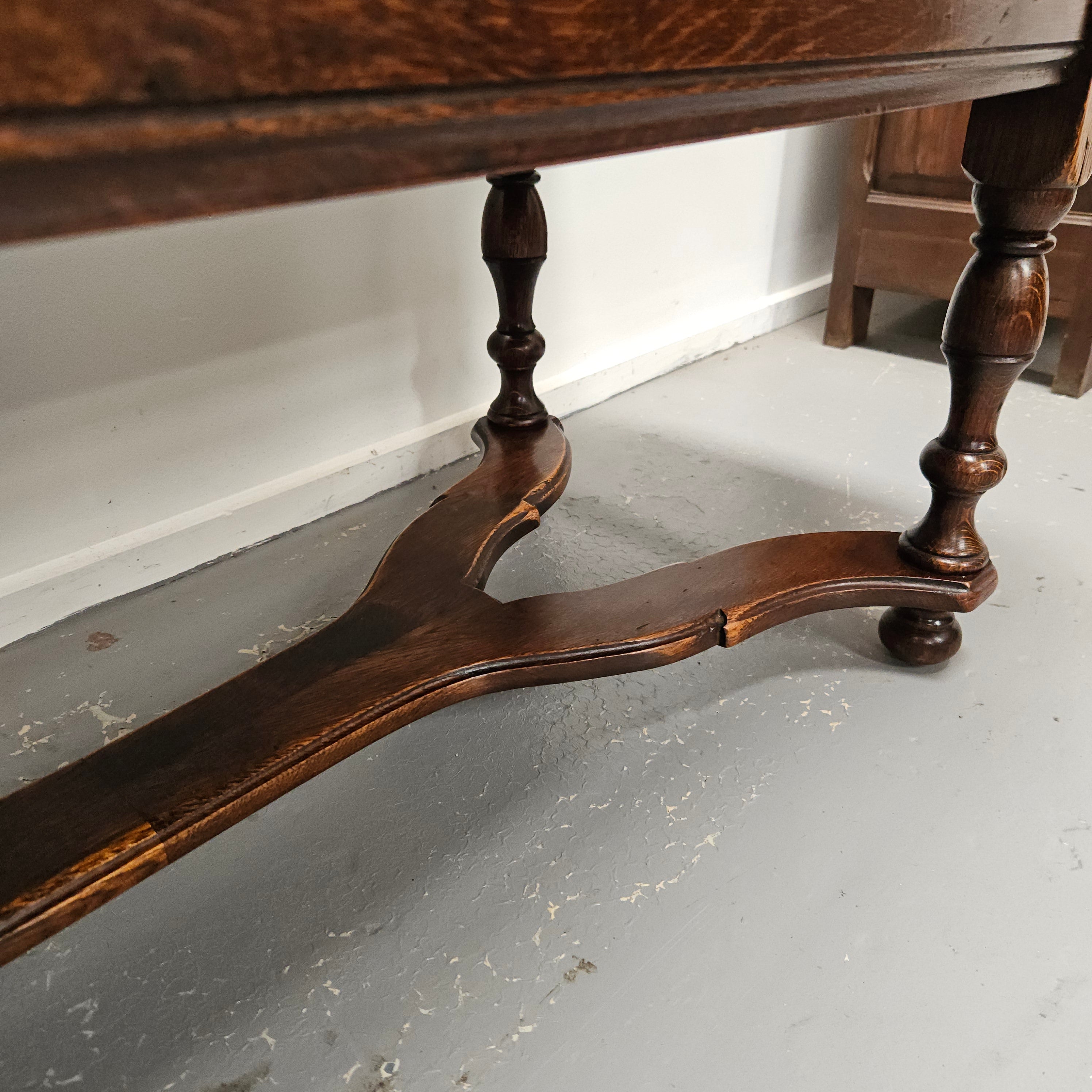 French Oak Two Drawer Coffee Table | Antique & Vintage | Moonee Ponds Antiques | Australia Wide Delivery