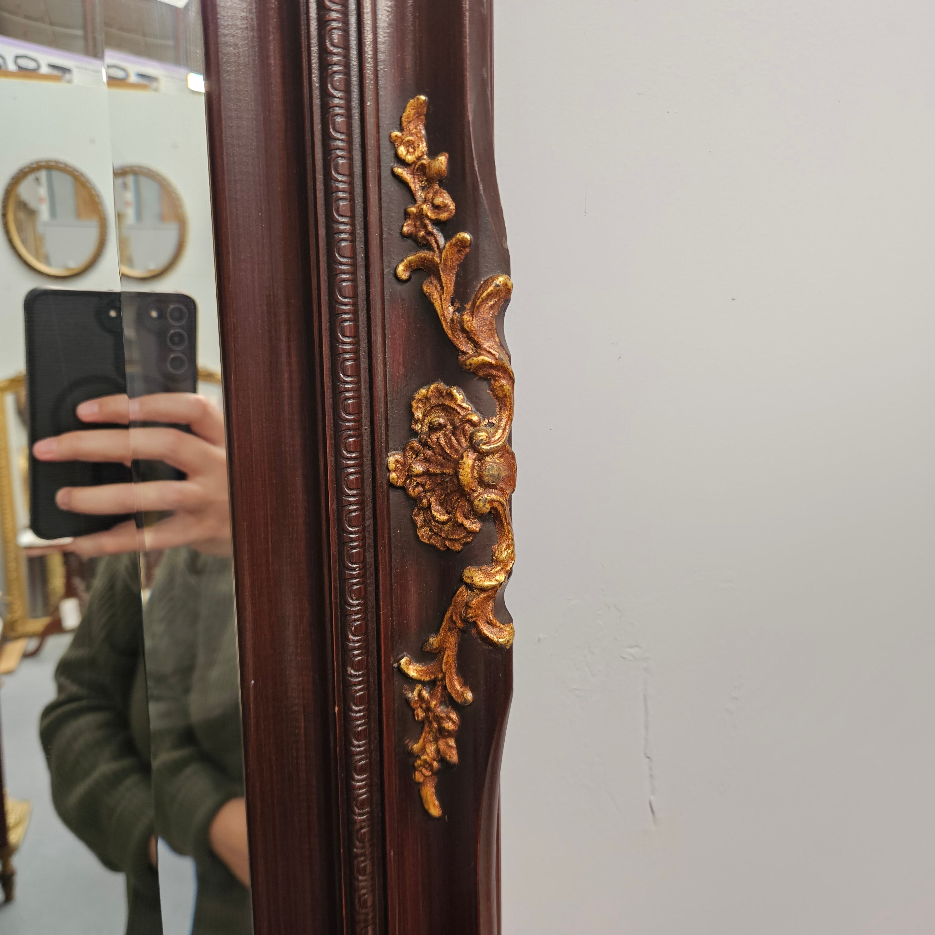 Vintage Bevelled Edge Gilded Wooden Mirror | Antique & Vintage | Moonee Ponds Antiques | Australia Wide Delivery