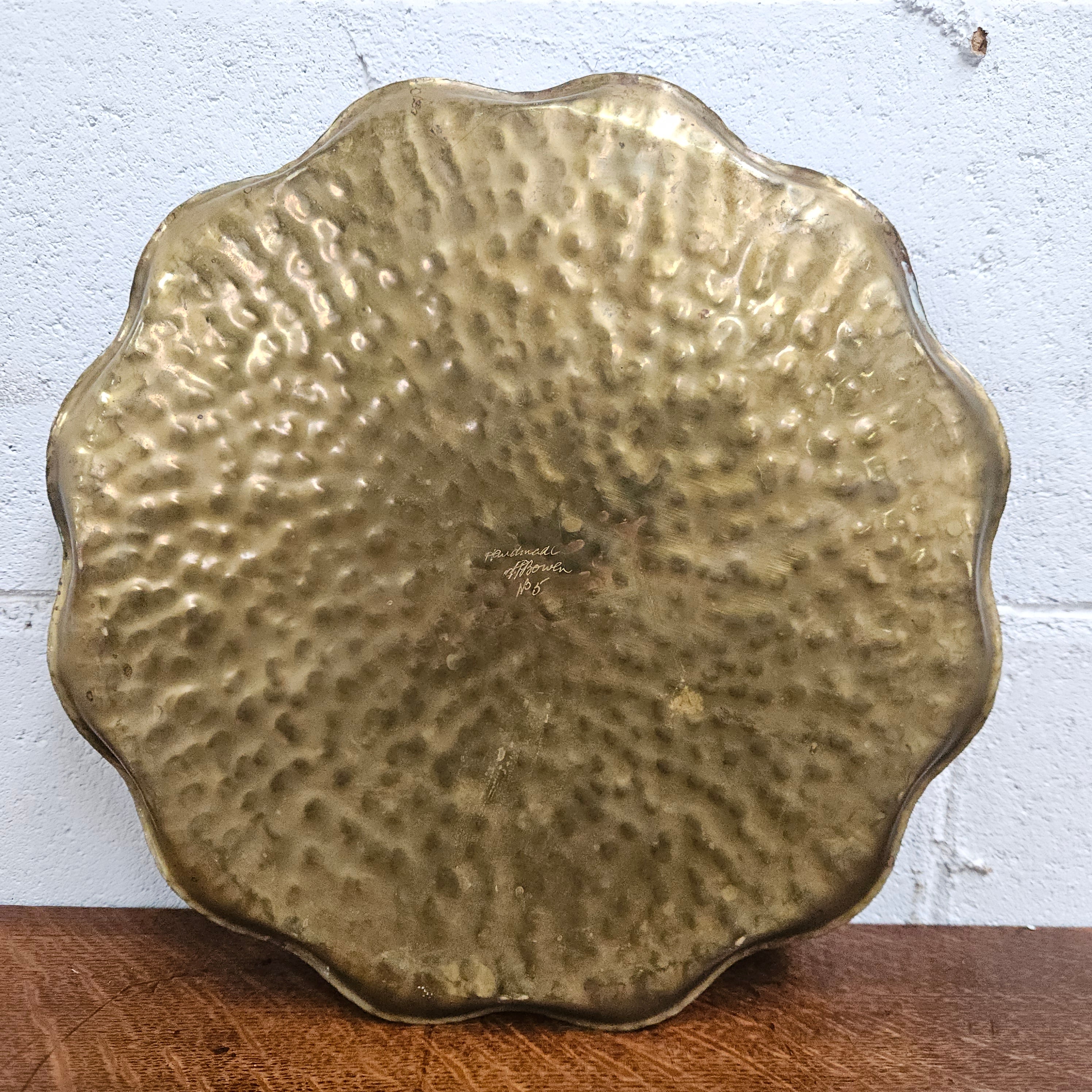 Arts & Crafts Style Handmade & Signed Copper Tray | Antique & Vintage | Moonee Ponds Antiques | Australia Wide Delivery