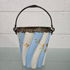 Antique Victorian Milk Glass Hand Painted Bucket | Antique & Vintage | Moonee Ponds Antiques | Australia Wide Delivery