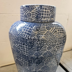Vintage Ceramic Blue/White Ginger Jar | Antique & Vintage | Moonee Ponds Antiques | Australia Wide Delivery
