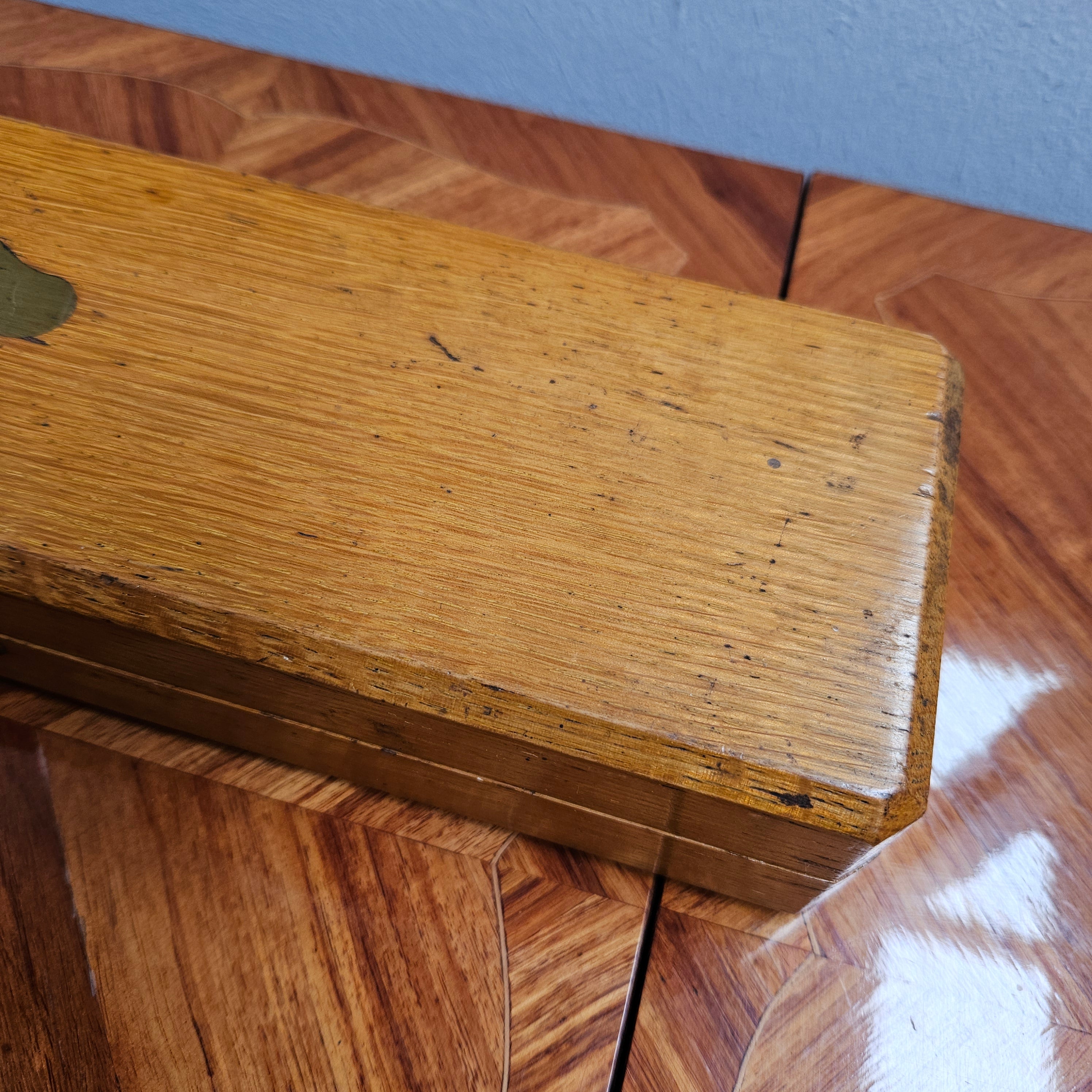Edwardian Stoneware & Silver Plate Crumb Scoop In Original Box | Antique & Vintage | Moonee Ponds Antiques | Australia Wide Delivery
