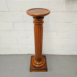 Rustic Blackwood Gun Barrel Pedestal