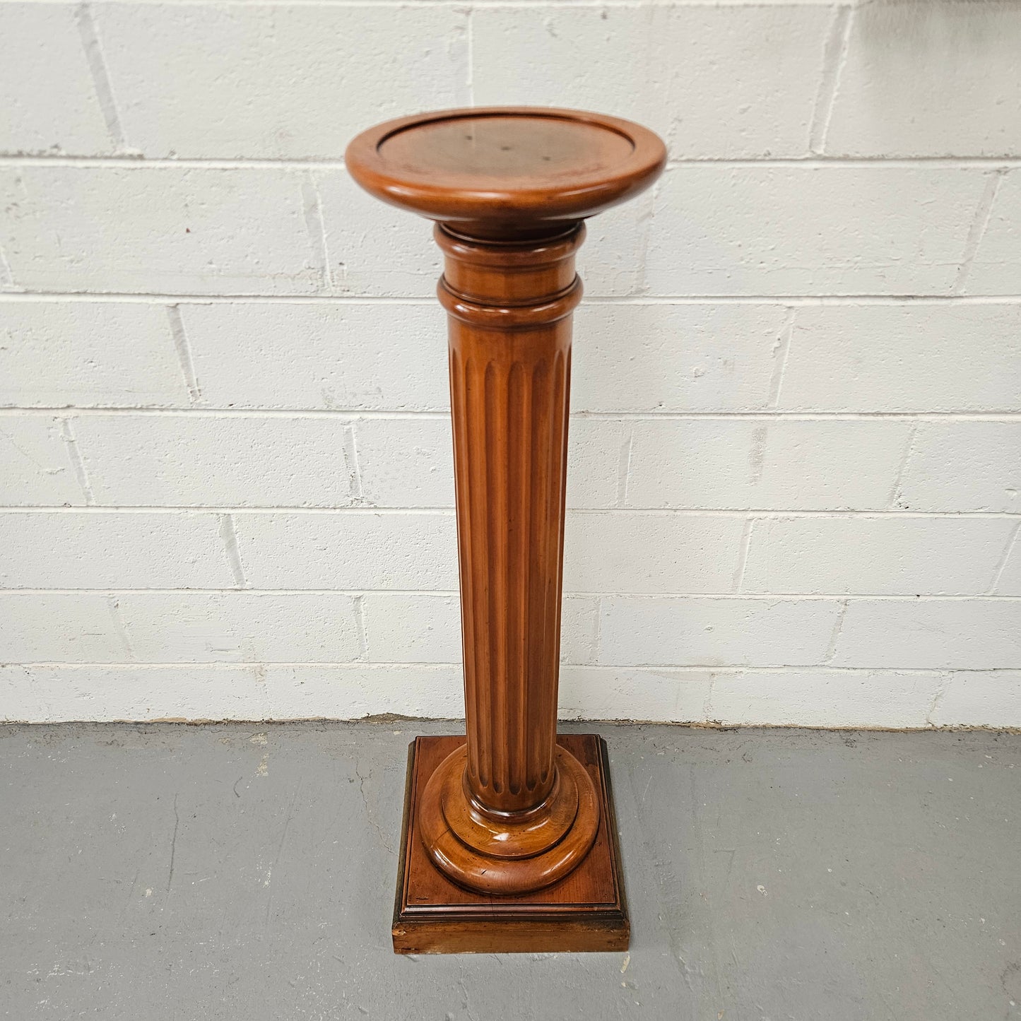Rustic Blackwood Gun Barrel Pedestal