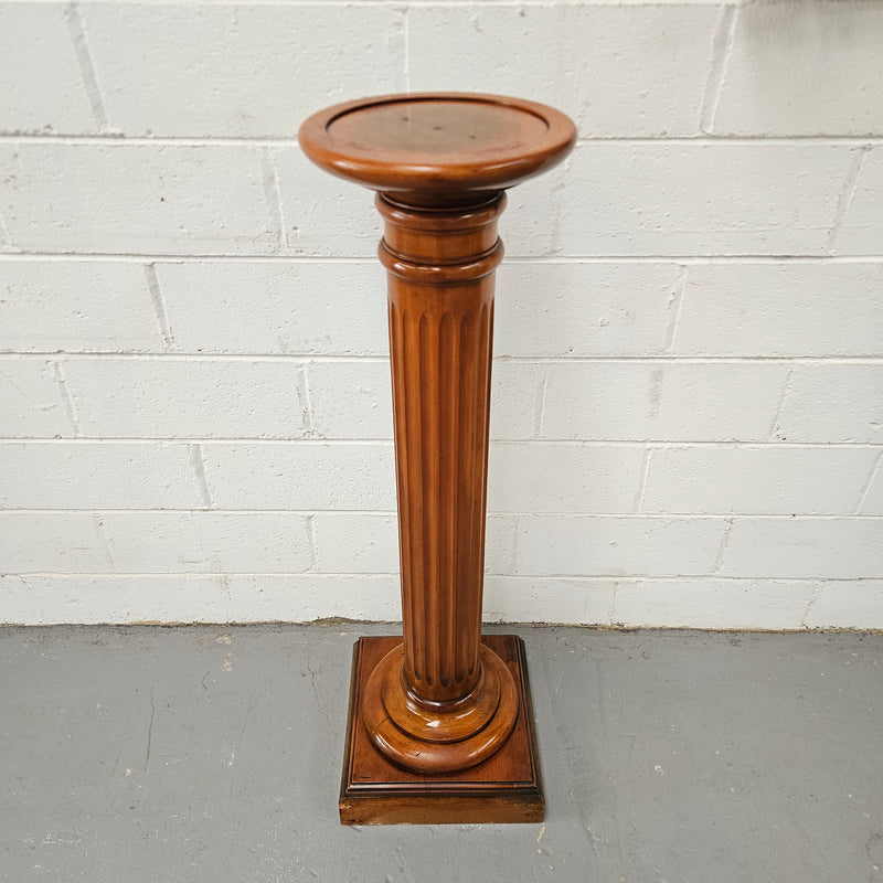 Rustic Blackwood Gun Barrel Pedestal