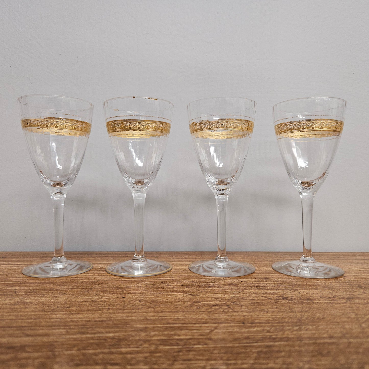 Vintage Set Of 8 Sherry Glasses