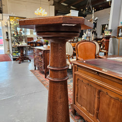 Grand French Oak Pedestal | Antique & Vintage | Moonee Ponds Antiques | Australia Wide Delivery