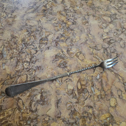 Vintage Silver Plated Pickle Fork