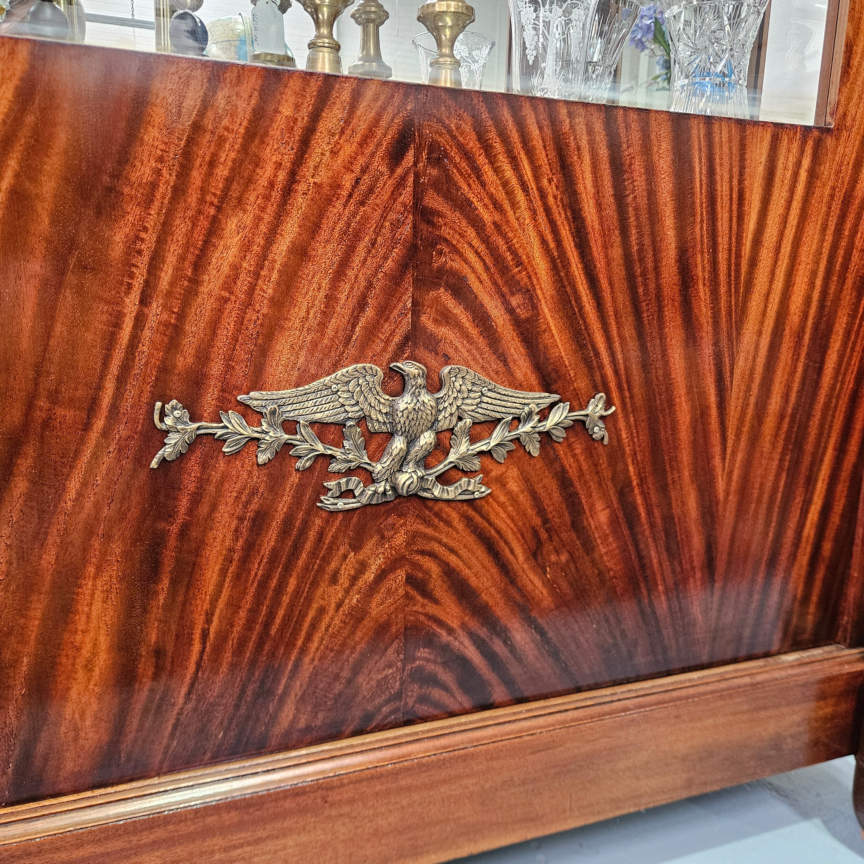 Additional view of Empire-Style Mahogany Glazed Display Cabinet (4 of 9)
