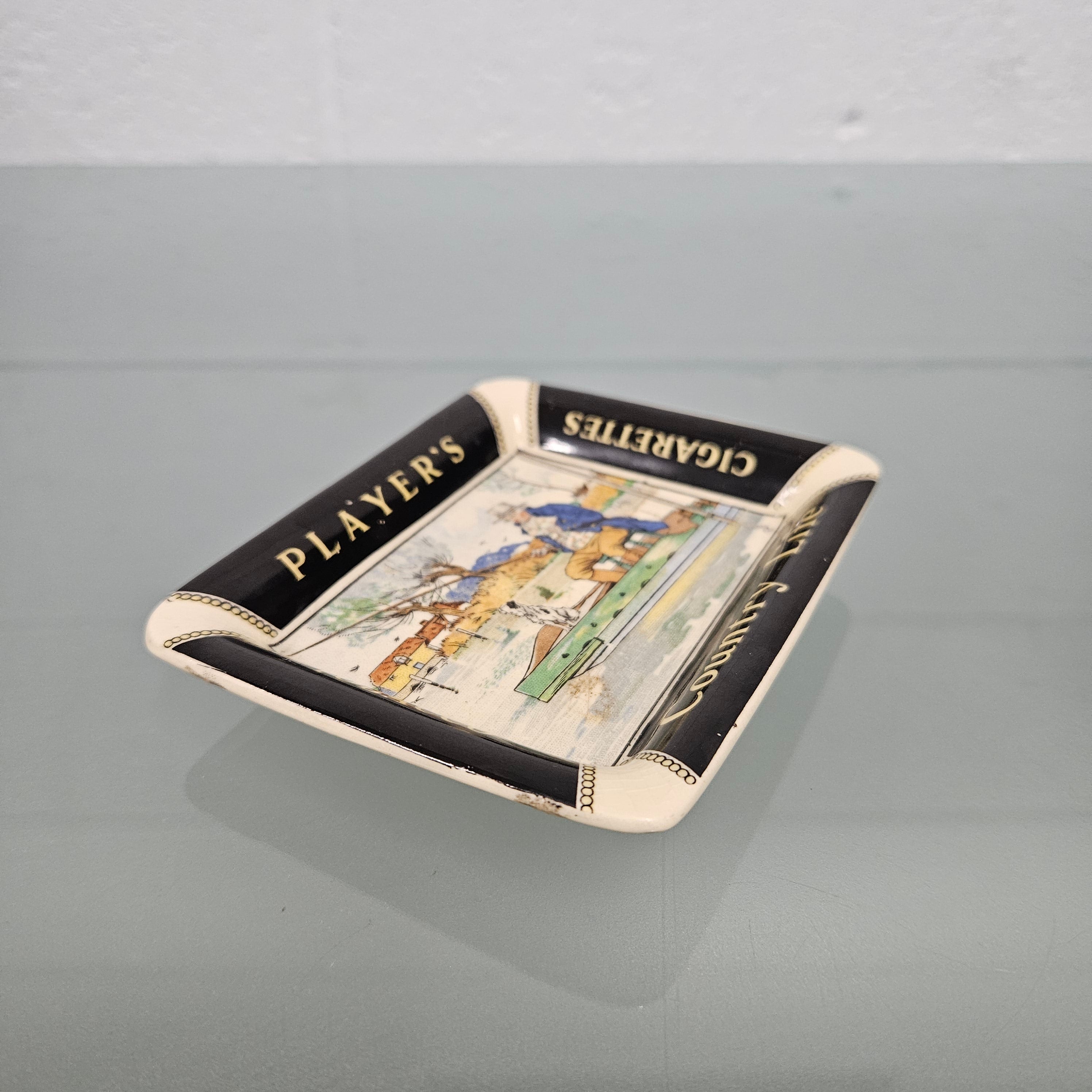 Vintage "Players" Advertising Ashtray | Antique & Vintage | Moonee Ponds Antiques | Australia Wide Delivery