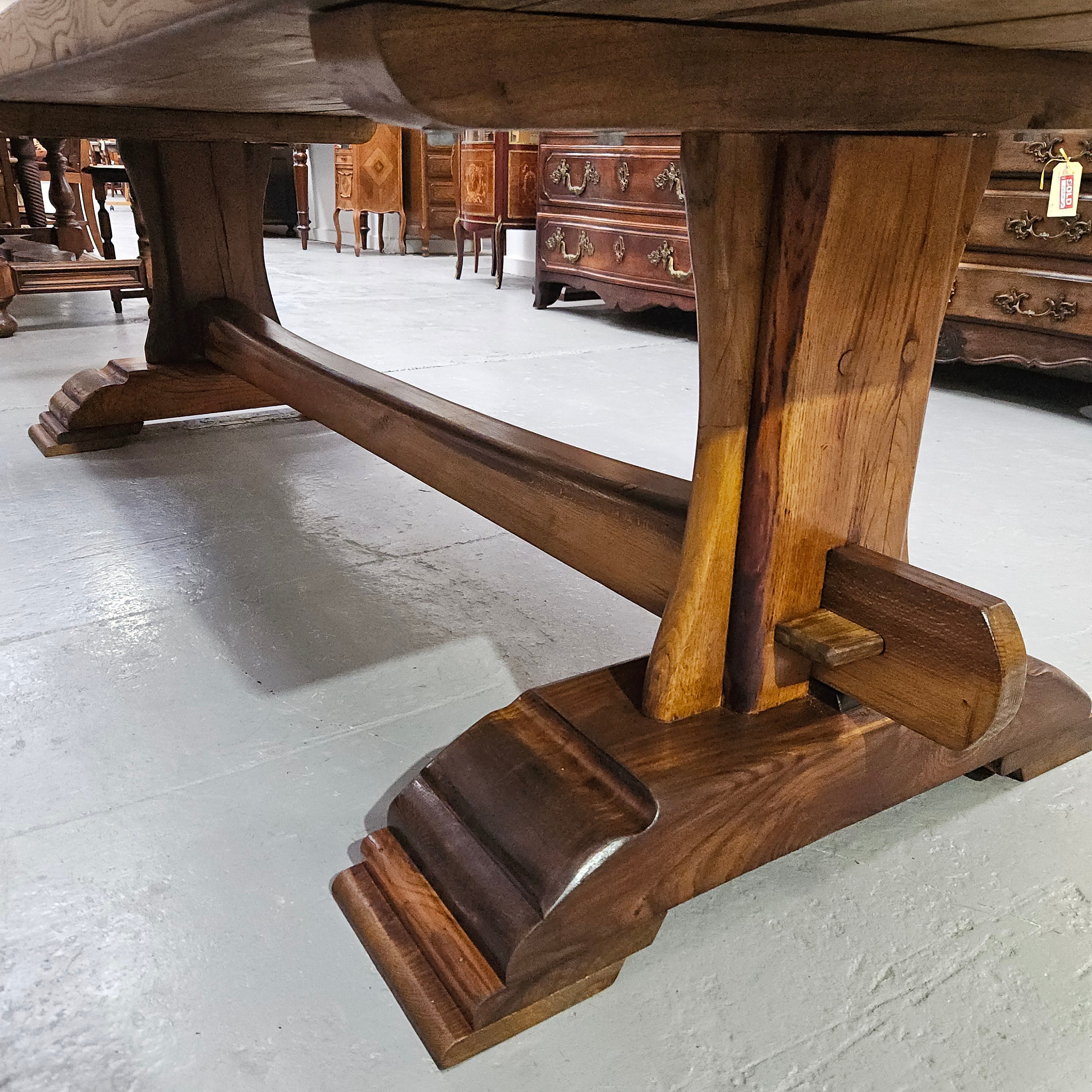 Stunning French Oak Monastery Dining Table | Antique & Vintage | Moonee Ponds Antiques | Australia Wide Delivery