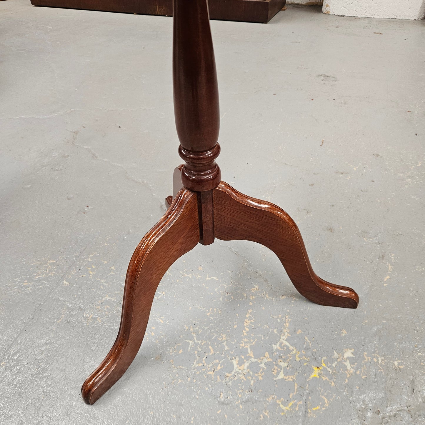 Vintage Mahogany Tilt Top Wine Table