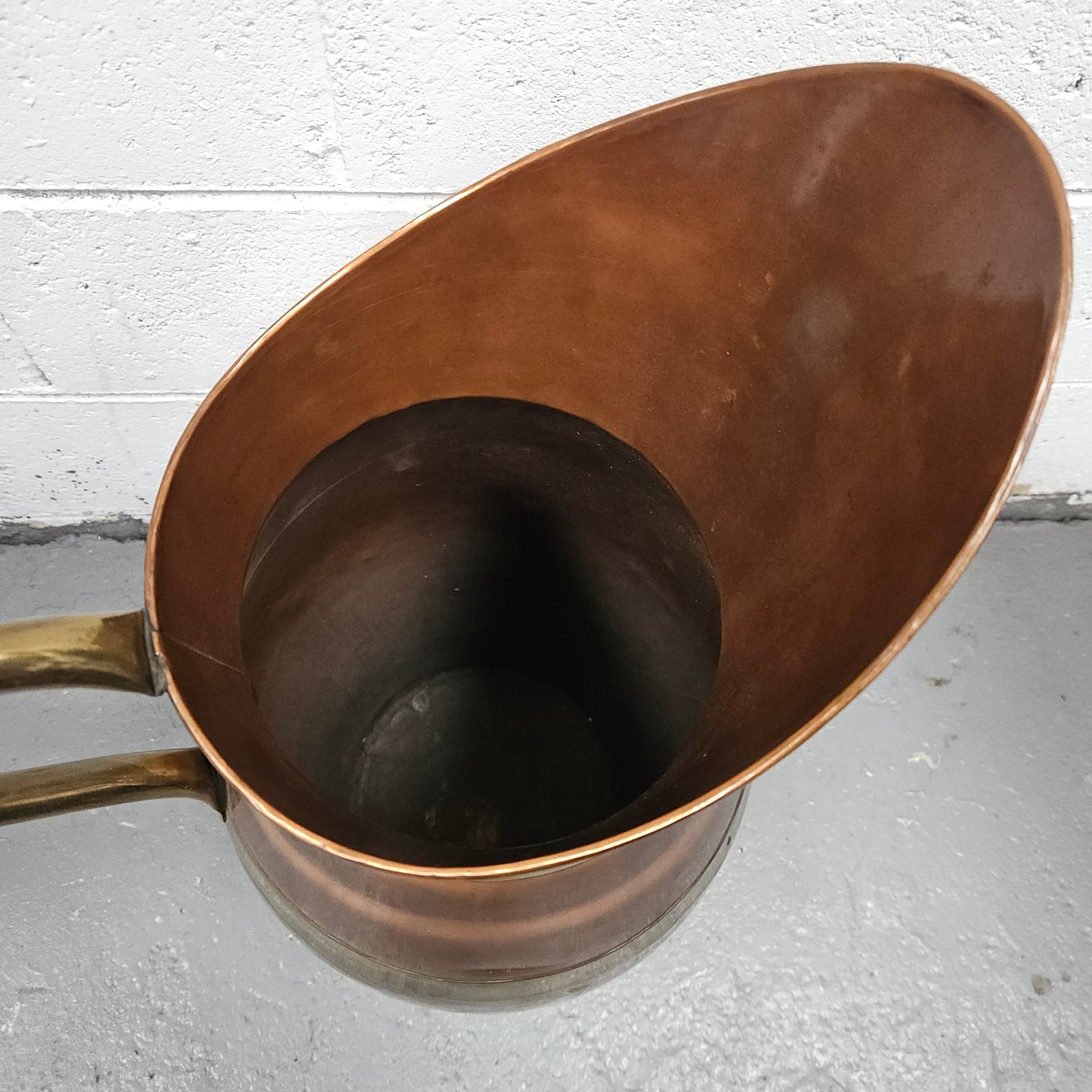 Copper & Brass Jug with handle