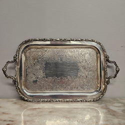 Vintage Sheffield Silver Plated Tray | Antique & Vintage | Moonee Ponds Antiques | Australia Wide Delivery