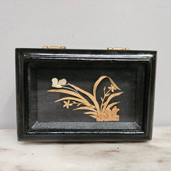 Chinese Lacquer & Brass Trinket Box | Antique & Vintage | Moonee Ponds Antiques | Australia Wide Delivery
