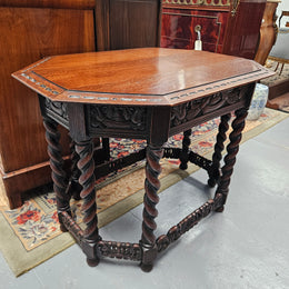 Antique Jacobean Style Centre Table