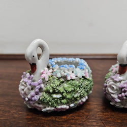 Set of 2 Elfinware Mossware Holders | Antique & Vintage | Moonee Ponds Antiques | Australia Wide Delivery