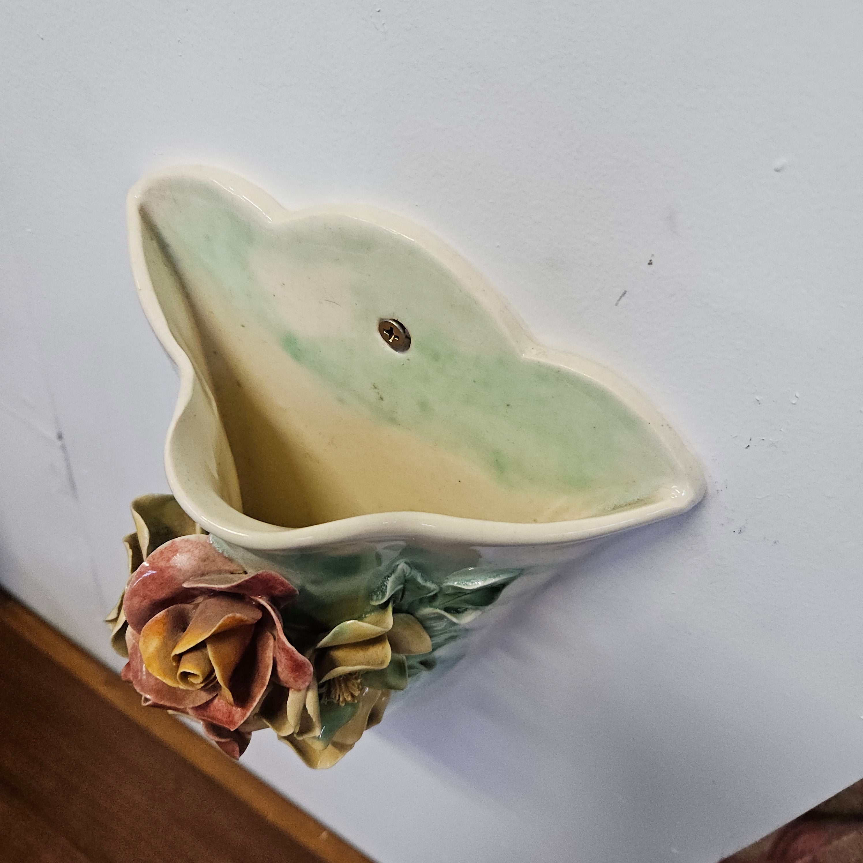 Attractive Vintage Australian Wall Pocket Vase | Antique & Vintage | Moonee Ponds Antiques | Australia Wide