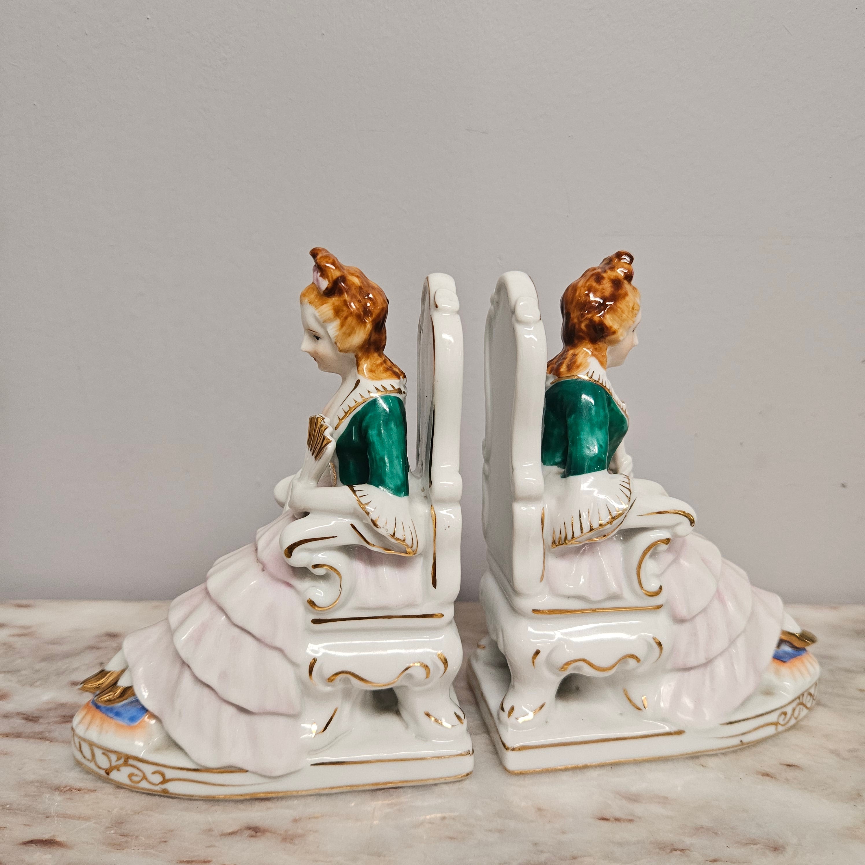 Pair of Vintage Porcelain Bookends | Antique & Vintage | Moonee Ponds Antiques | Australia Wide