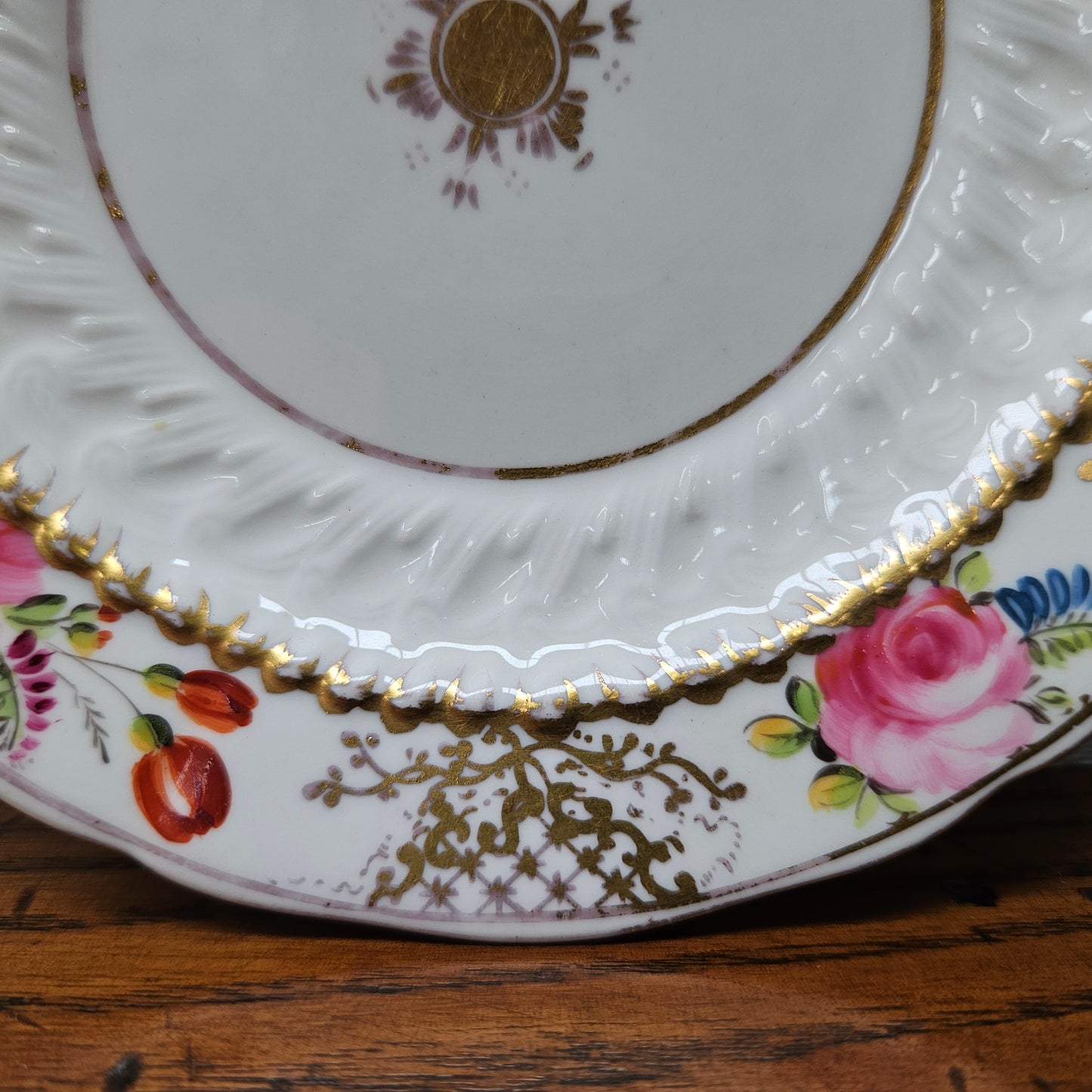 Thos. & Co. Hand Painted Victorian Dish