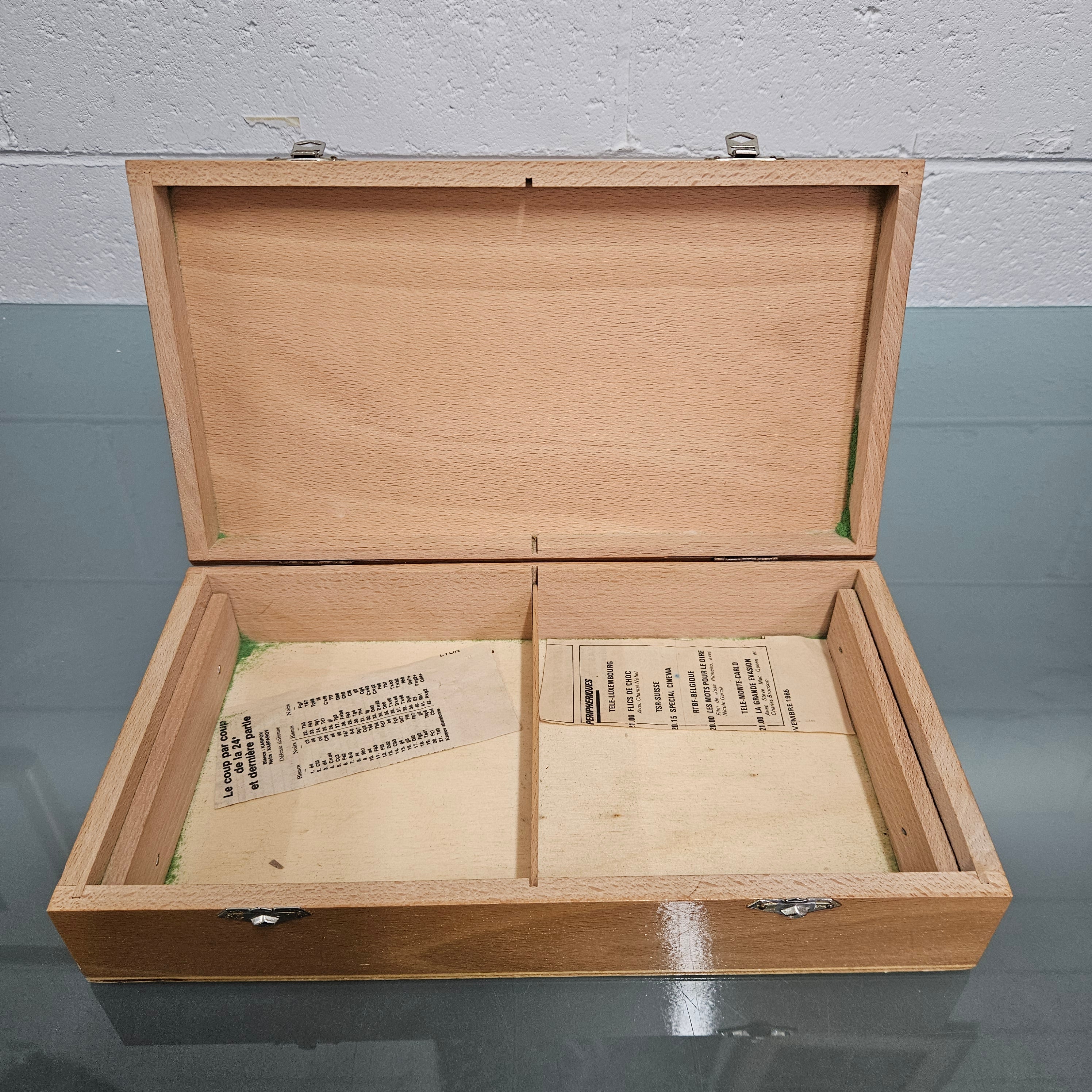 Vintage French Boxed Wooden Chess Set | Antique & Vintage | Moonee Ponds Antiques | Australia Wide Delivery