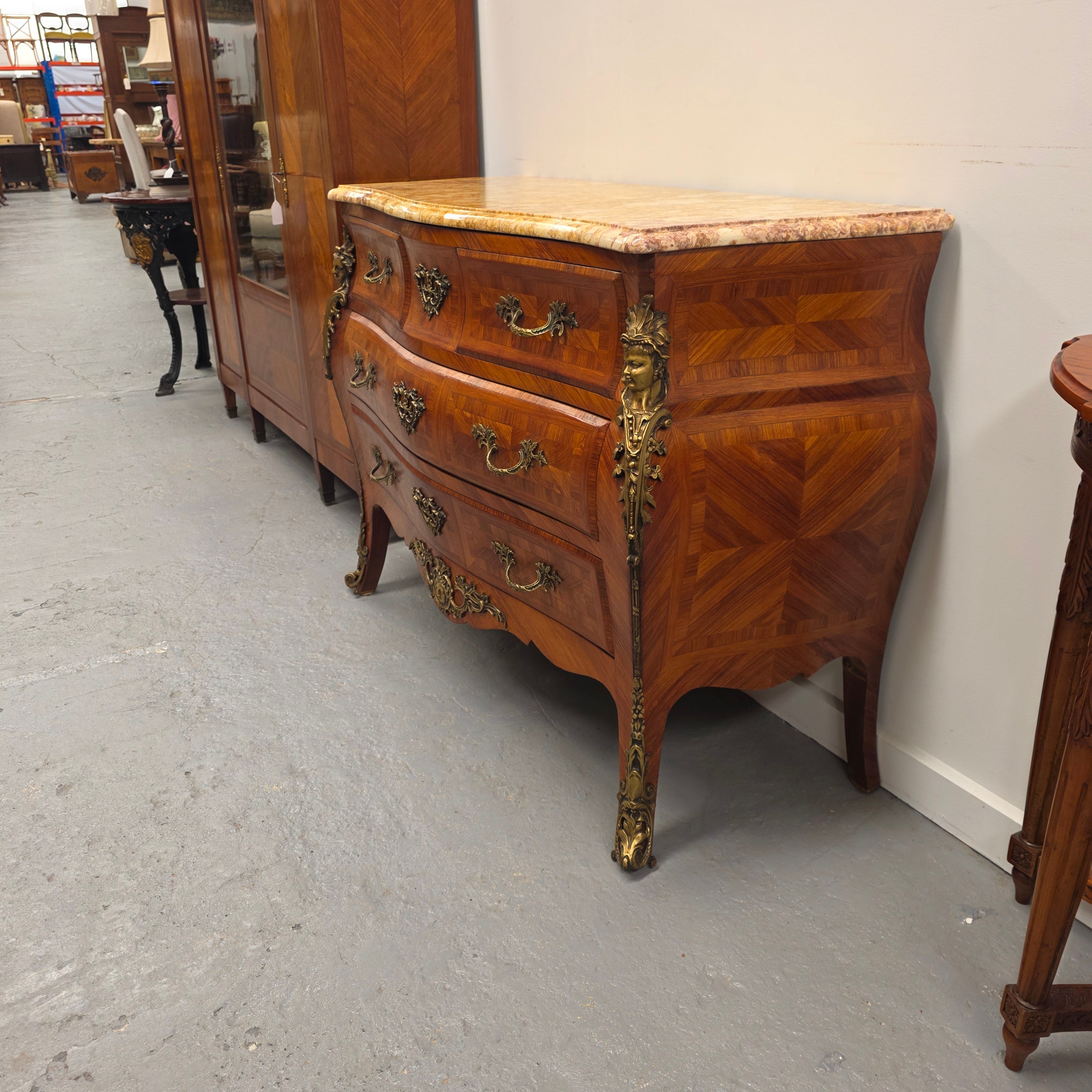 Louis 15th Style Marble Top Commode | Antique & Vintage | Moonee Ponds Antiques | Australia Wide Delivery