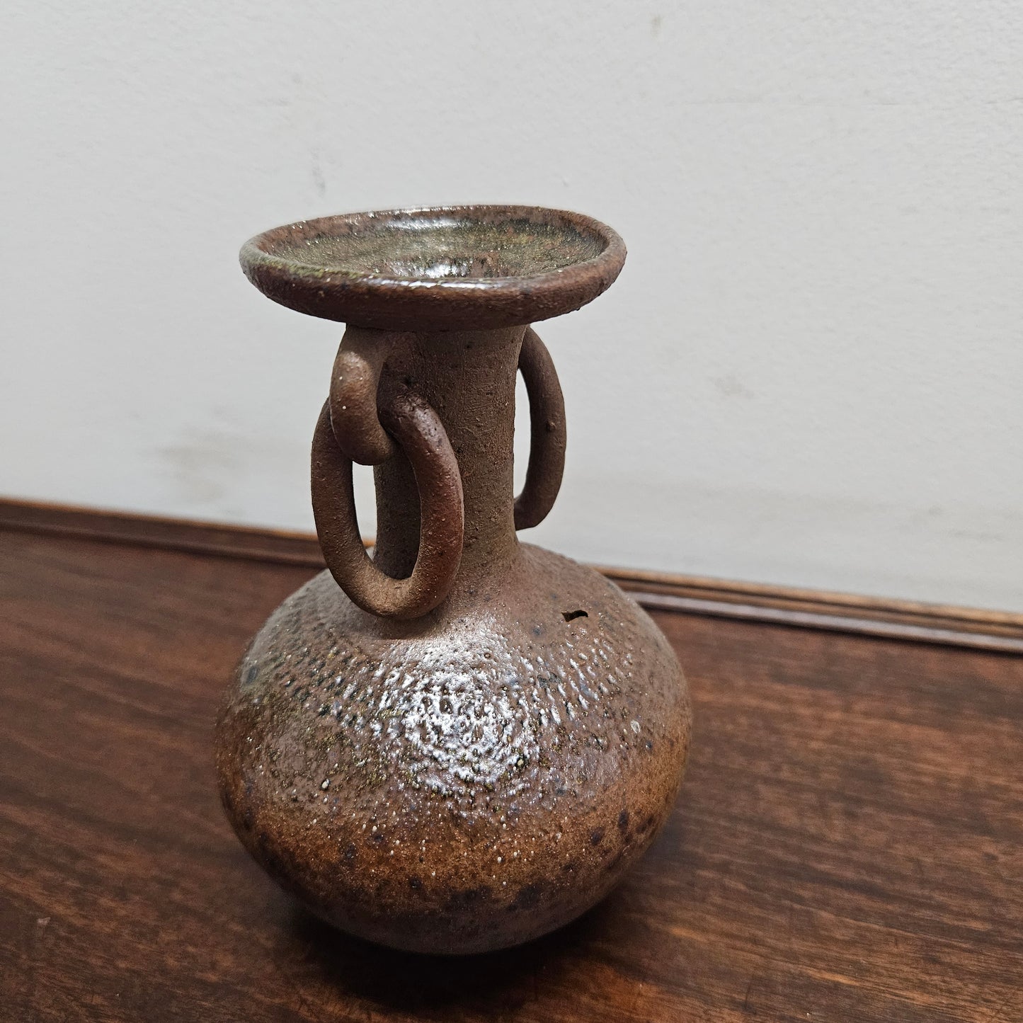 Vintage Mid 20th Century German Studio Pottery Vase